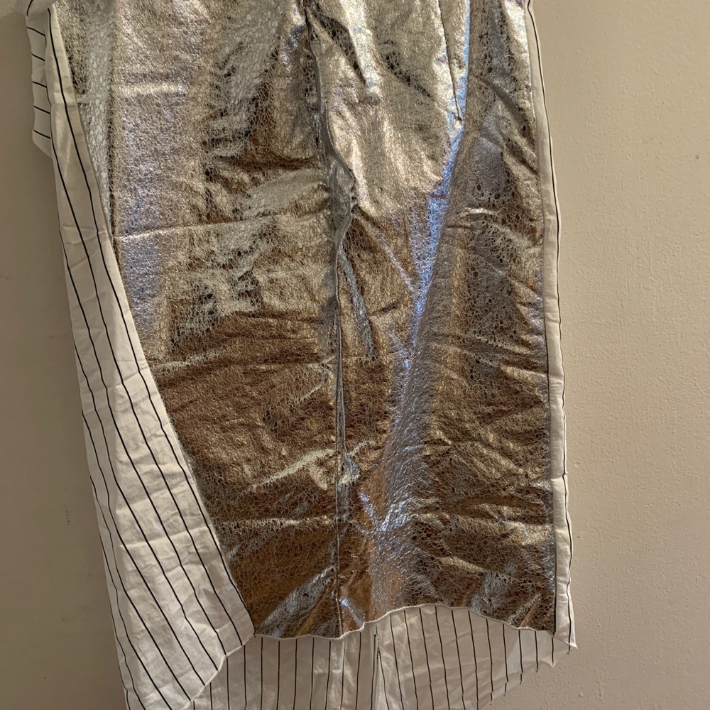 SheIn asymmetrical two tone skirt.